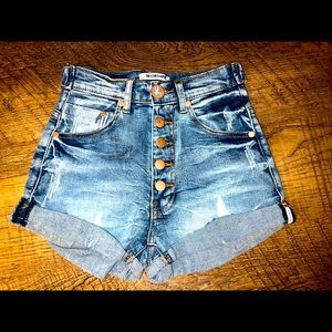 Brand New One teaspoon denim cut off shorts